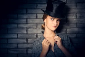 Portrait d'un jeune fille pour une séance photo en studio à Draguignan