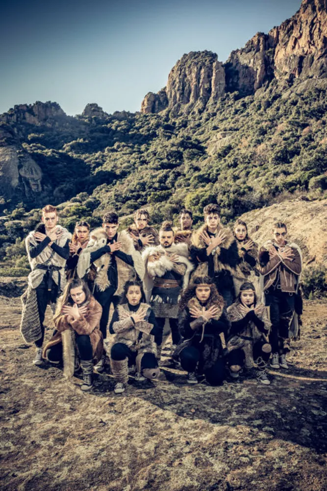 Ecole de danse projet artistique au rocher de Roquebrune