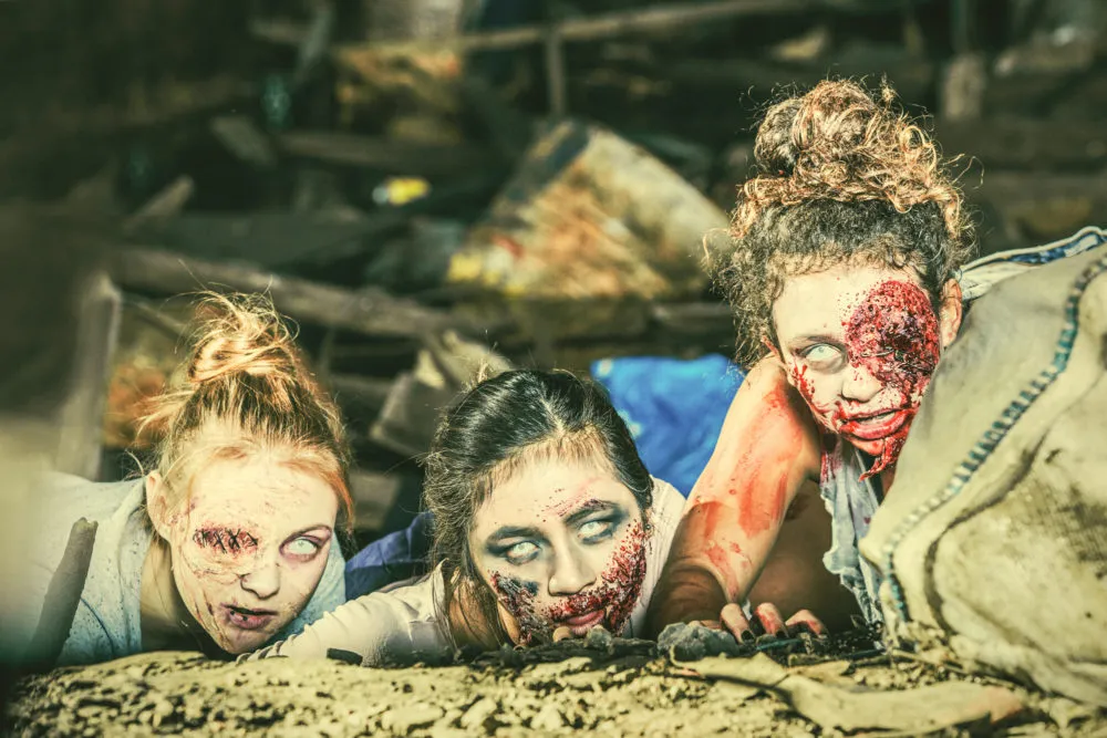 Des danseuses zombies