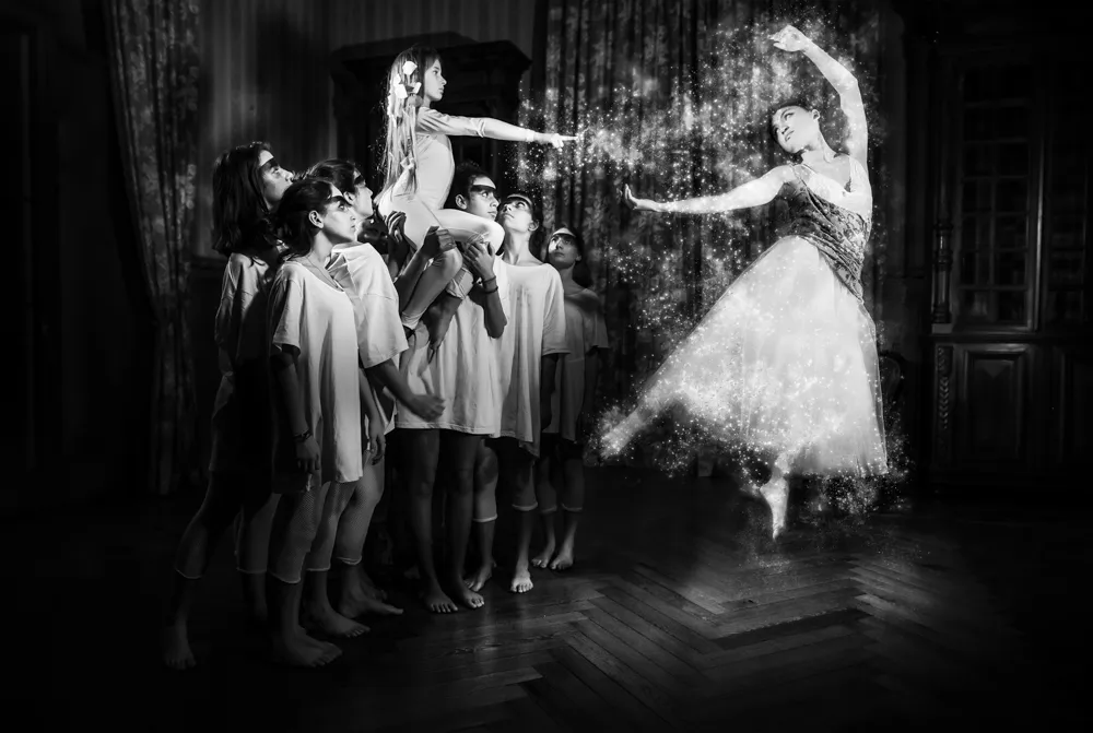 projet artistique danseuses classique réinvente le conte de Cendrillon