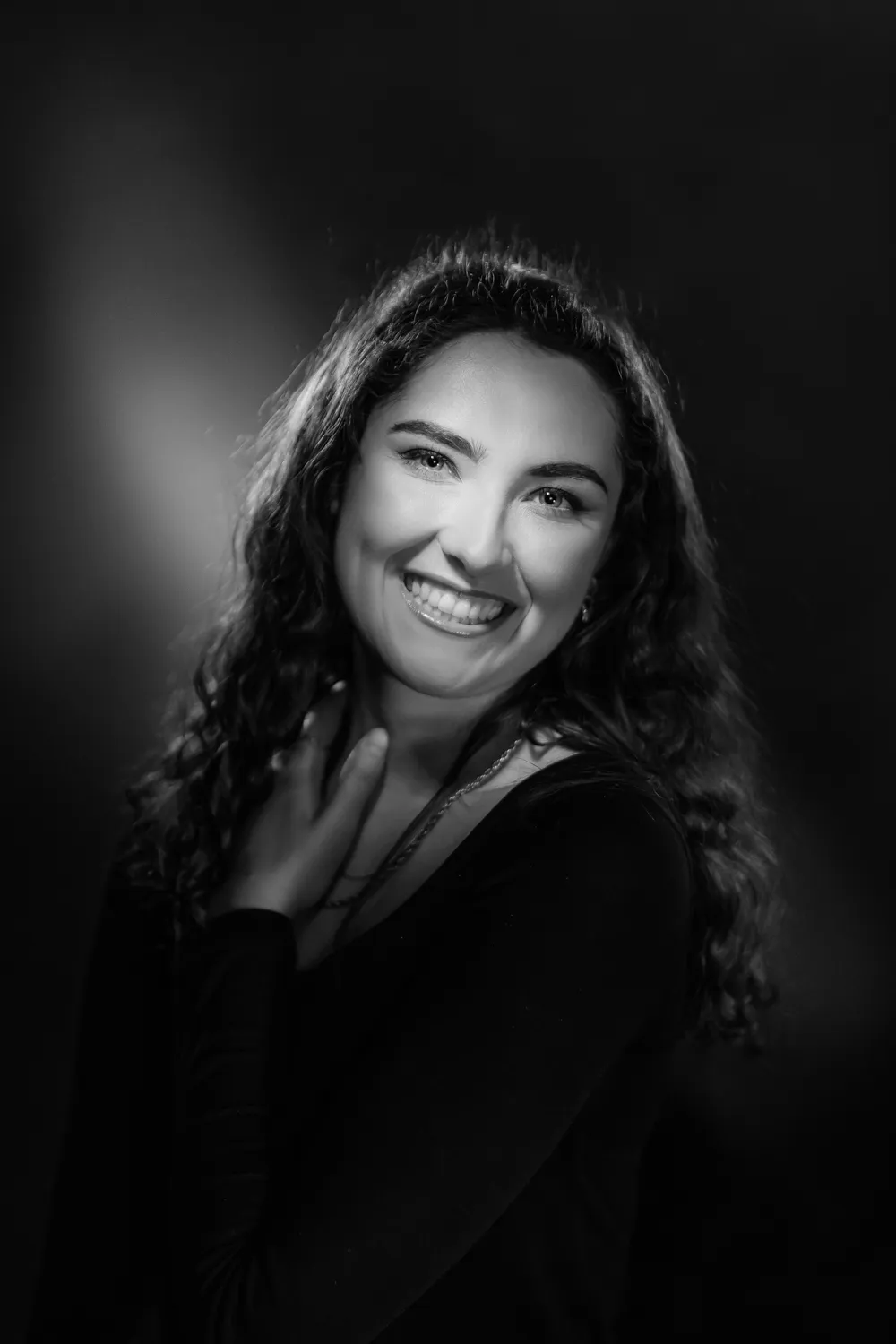 Portrait photo noir et blanc